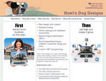 Tablet Screenshot of howlndog.com